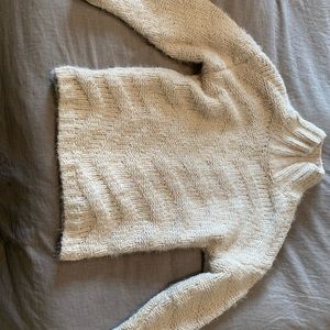 Off white fuzzy sweater